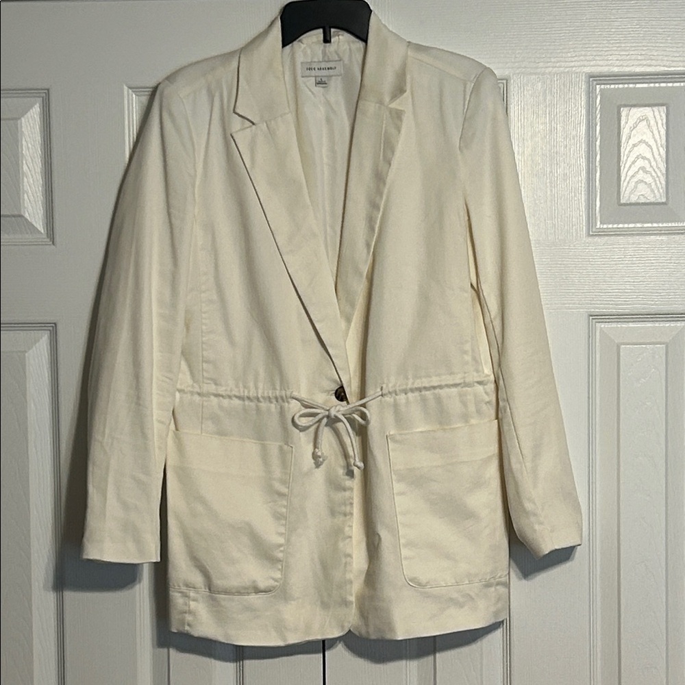 Free Assembly Ivory Blazer